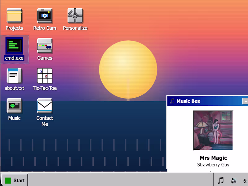 Cover image for built my portfolio as a fake OS instead of a website boot sc...