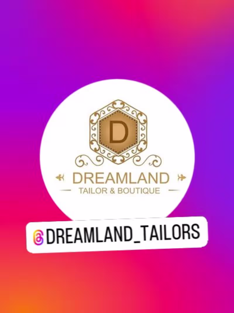 Cover image for Dreamland Tailor & Boutique (@dreamland_tailors) • Instagram ph…