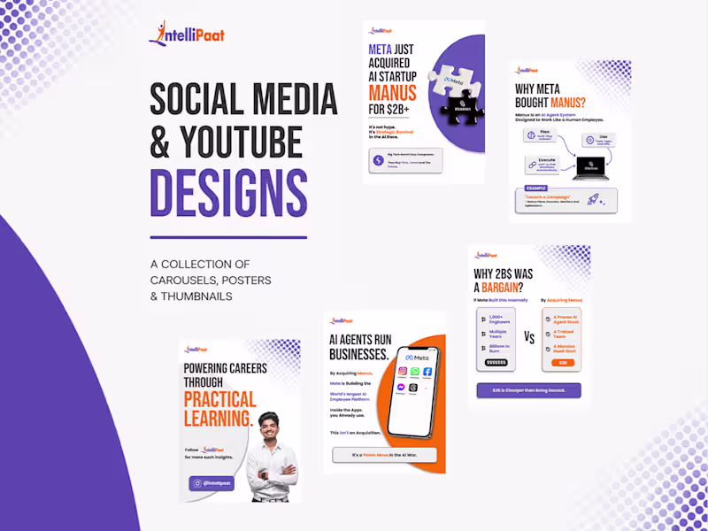 Cover image for Social Media and YouTube Visuals Design