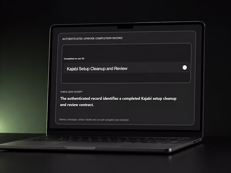 Cover image for Kajabi Setup Cleanup, Segmentation & Waitlist Review