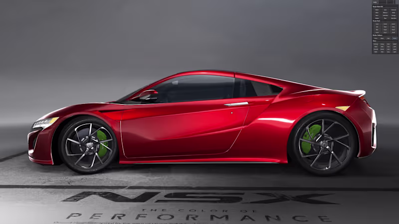 Cover image for Acura NSX 2017 — Interactive 3D Showcase and Automotive Conf...