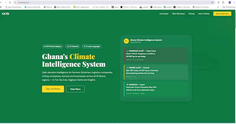 Cover image for Ghana Climate Intelligence System