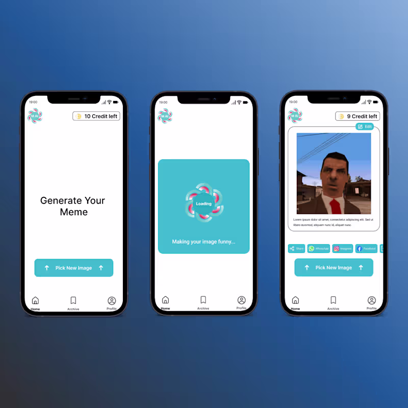 Cover image for Design app Meme Generator