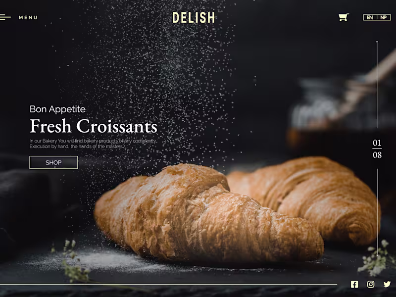 Cover image for Website Landing Page Design.