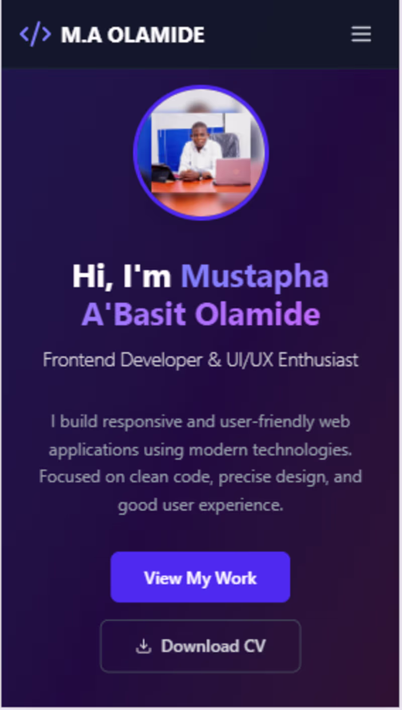 Cover image for Responsive Portfolio Website Development