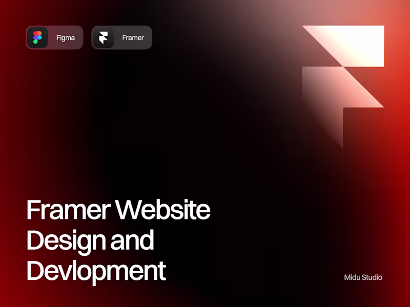 Cover image for Framer Website Design & Development