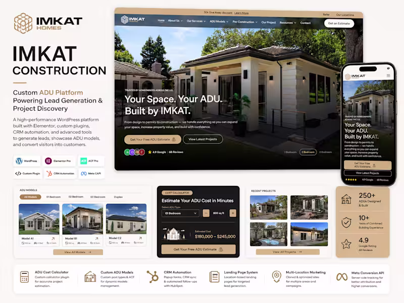 Cover image for IMKAT Construction - ADU Platform