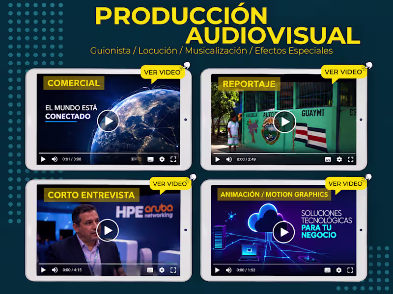 Cover image for Audiovisual Production | Creative Content