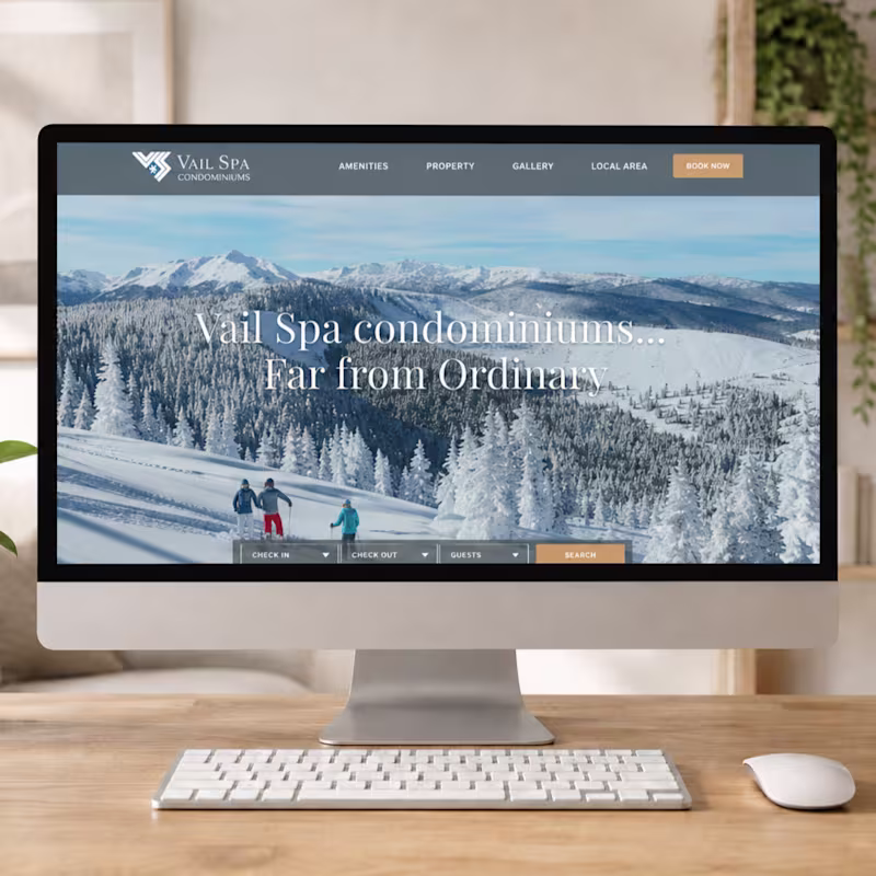 Cover image for Vail Spa Condominiums Website Redesign
