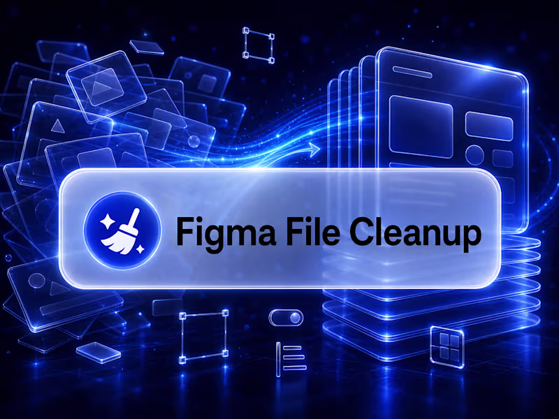 Cover image for Figma File Cleanup & Design System Audit