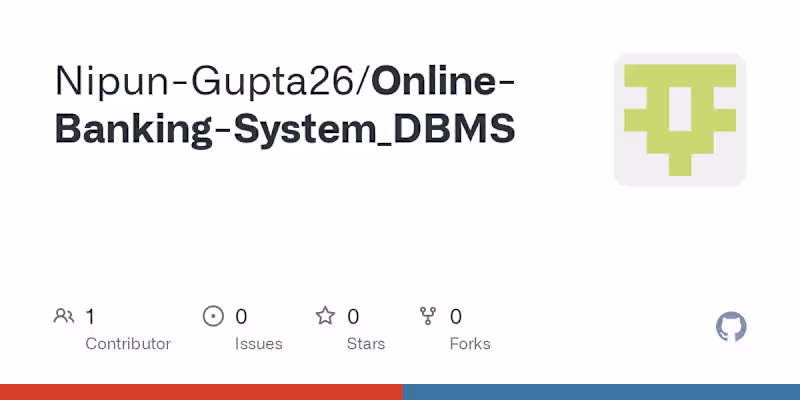 Cover image for Online Banking System