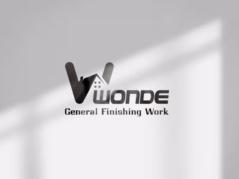 Cover image for Wonde General Finishing work | Logo and brand identity