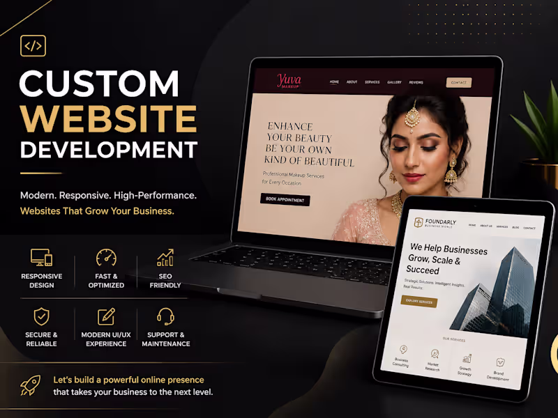 Cover image for Custom Business Website Development