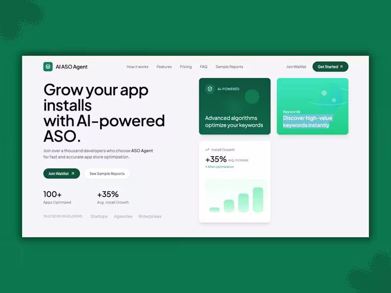 Cover image for AI ASO Agent for App Store Optimization