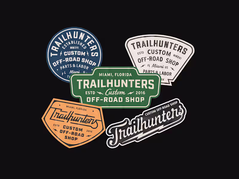 Cover image for Trailhunters: Merchandise Designs