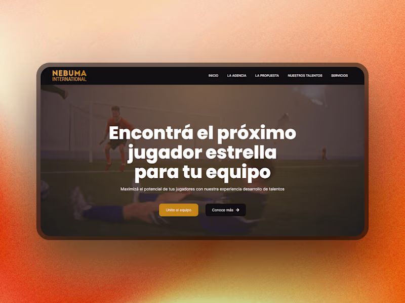 Cover image for NEBUMA – Descubre talentos deportivos excepcionales con nosotros