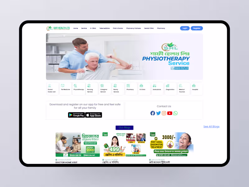 Cover image for Laravel Development || Safi Health