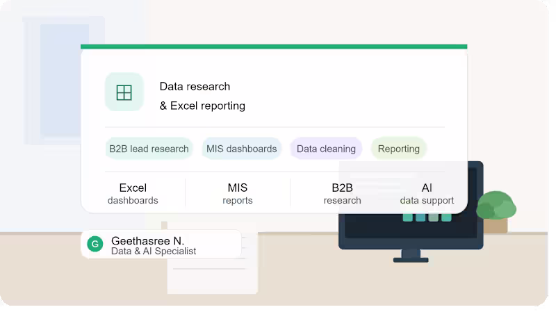 Cover image for Data Research, Excel Reporting & Business Intelligence