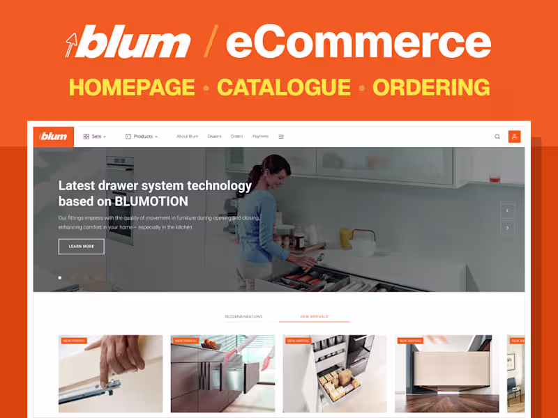 Cover image for eCommerce Platform Redesign for Blum