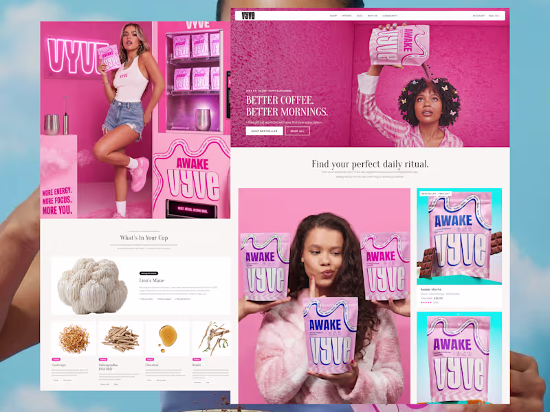 Cover image for Redesigned Vyve’s Shopify website with