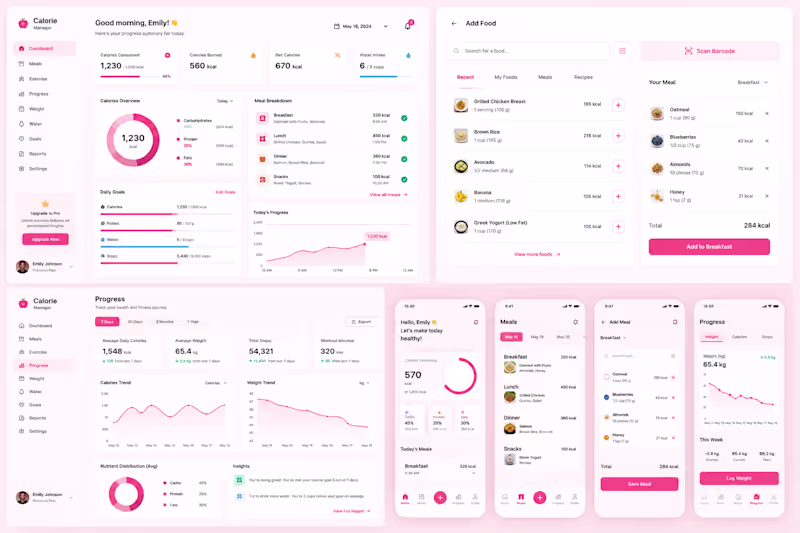 Cover image for A modern calorie tracking and