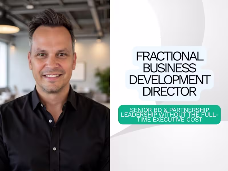 Cover image for Fractional Business Development Director