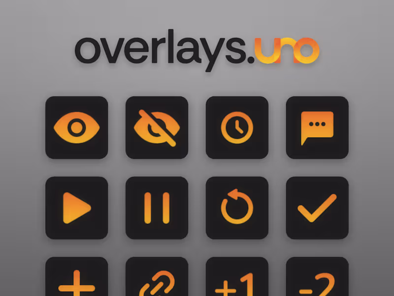 Cover image for Overlays.uno Stream Deck Icon Pack