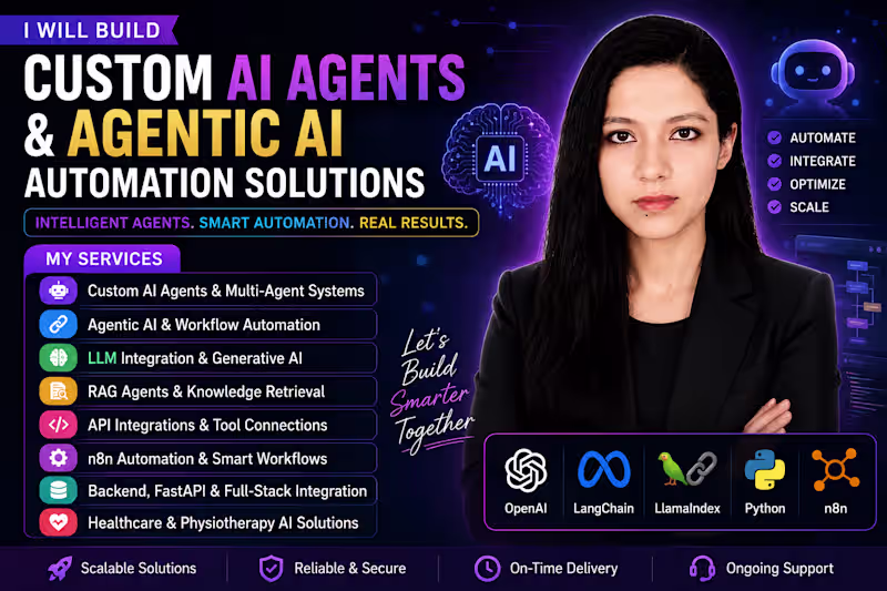 Cover image for AI Agent Development| Agentic AI Automation and Custom solutions