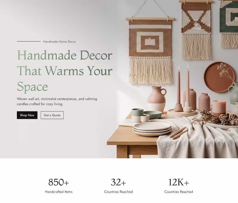 Cover image for Lush & Loom Website Redesign