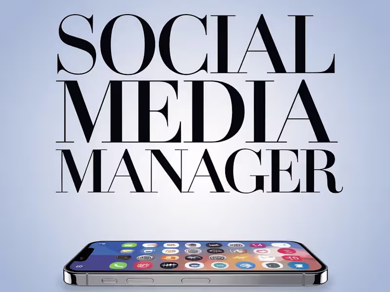 Cover image for Social Media Management