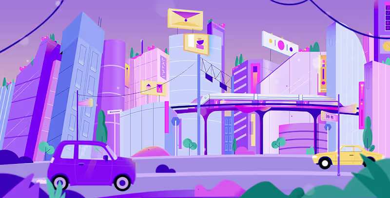 Cover image for Illustrations about Japan Full project on Bhc: https://www.b...