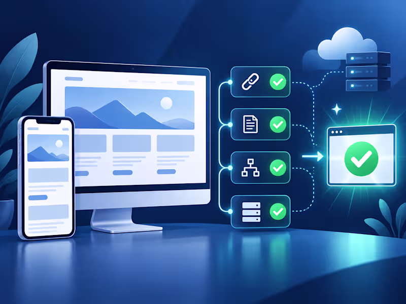 Cover image for Landing-page release verification
Technical article defining