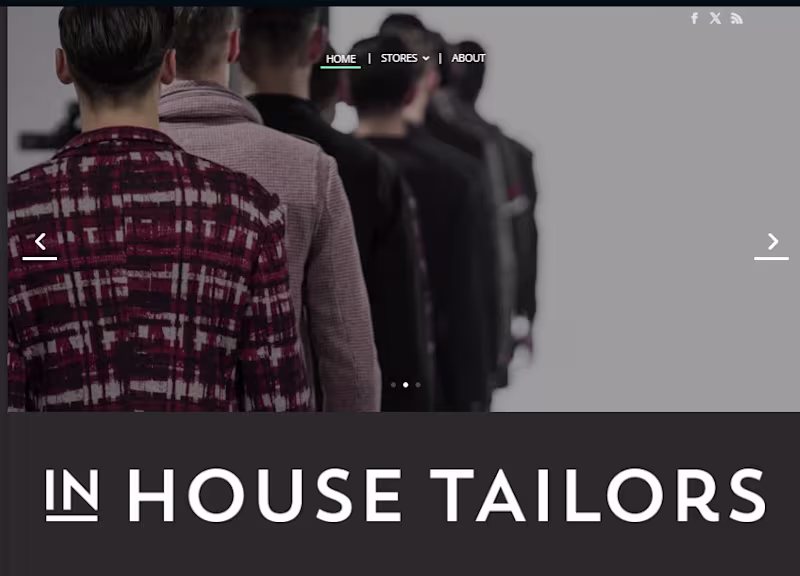 Cover image for In House Tailors
Fully managed tailoring