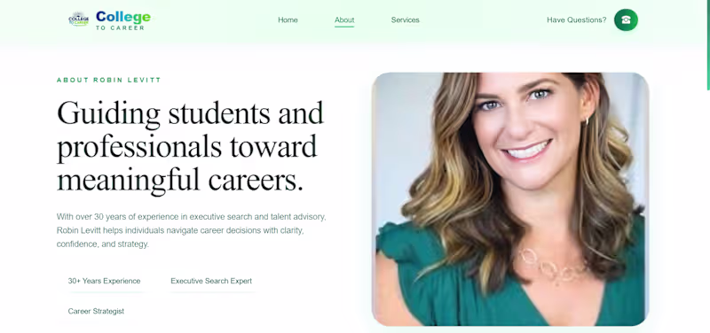 Cover image for A modern career consulting platform