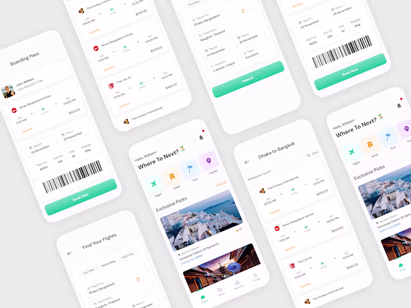 Cover image for Travel App UI