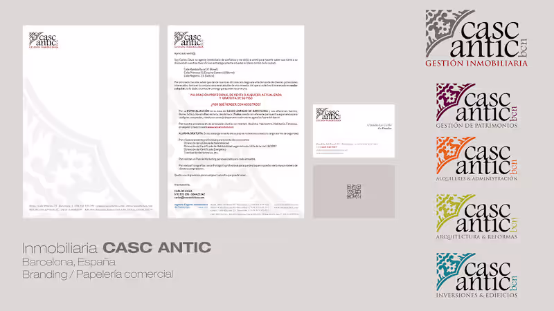 Cover image for Inmobiliaria Casc Antic :: Behance