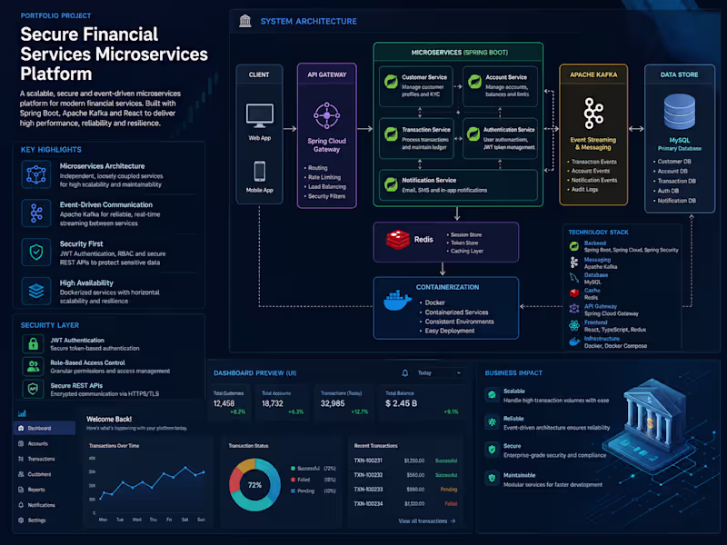 Cover image for Secure Banking & Financial Services