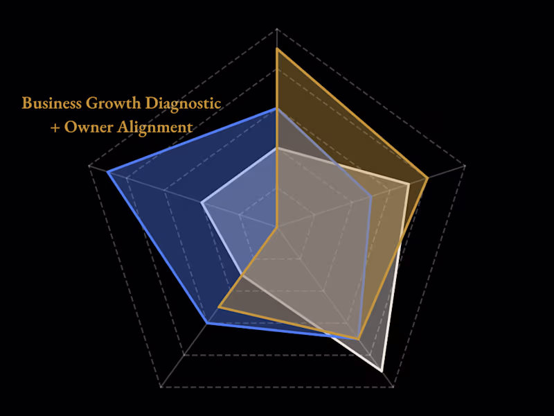 Cover image for Business Growth Diagnostic + Owner Alignment
