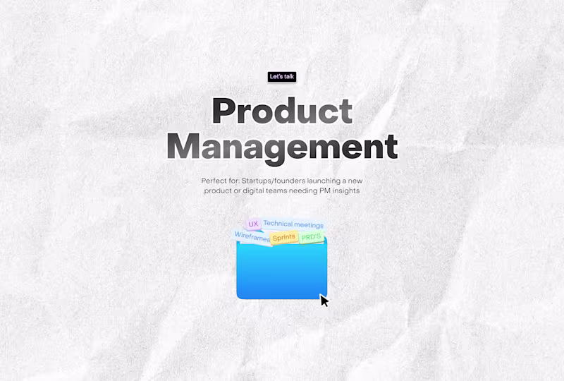 Cover image for Product Management Services