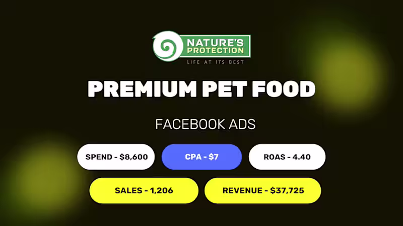Cover image for 🐶 Premium Pet Food