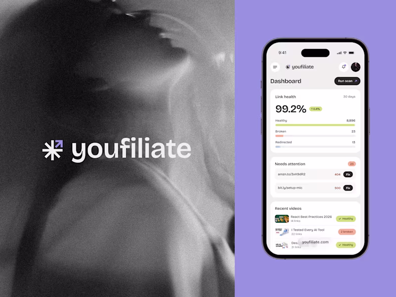 Cover image for Youfiliate — Brand & Product Design