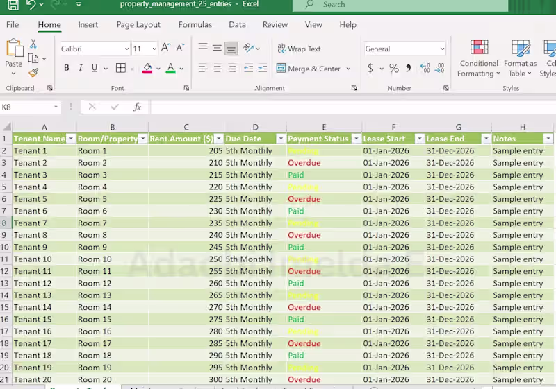 Cover image for I created this Excel-based property