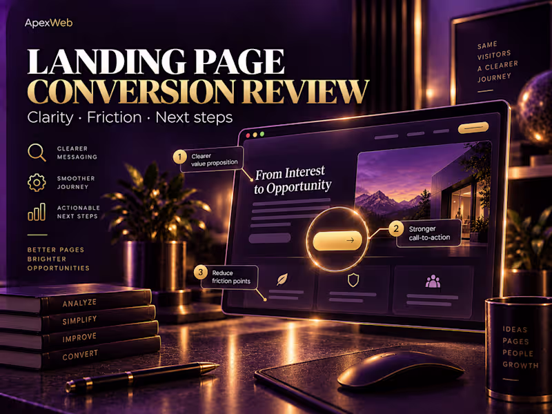 Cover image for Landing Page Conversion & Inquiry Journey Review