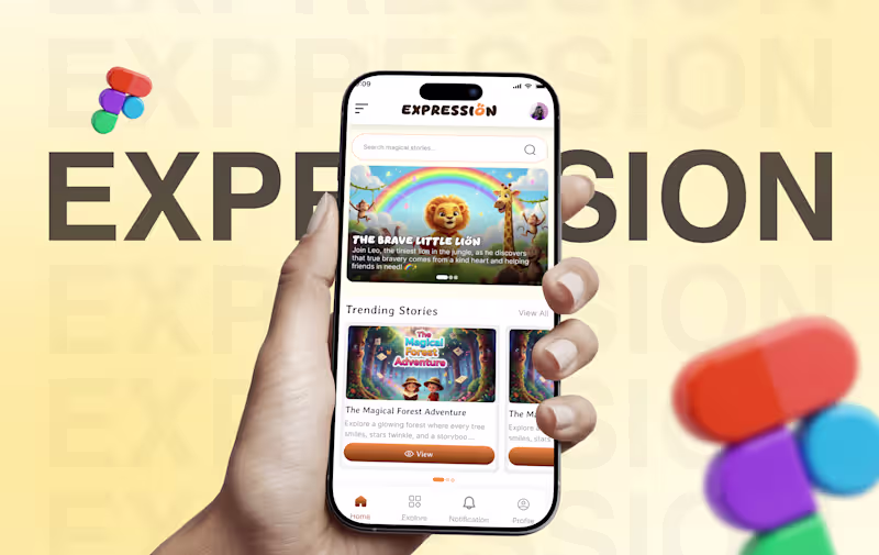 Cover image for Expression Kids Story App
A playful