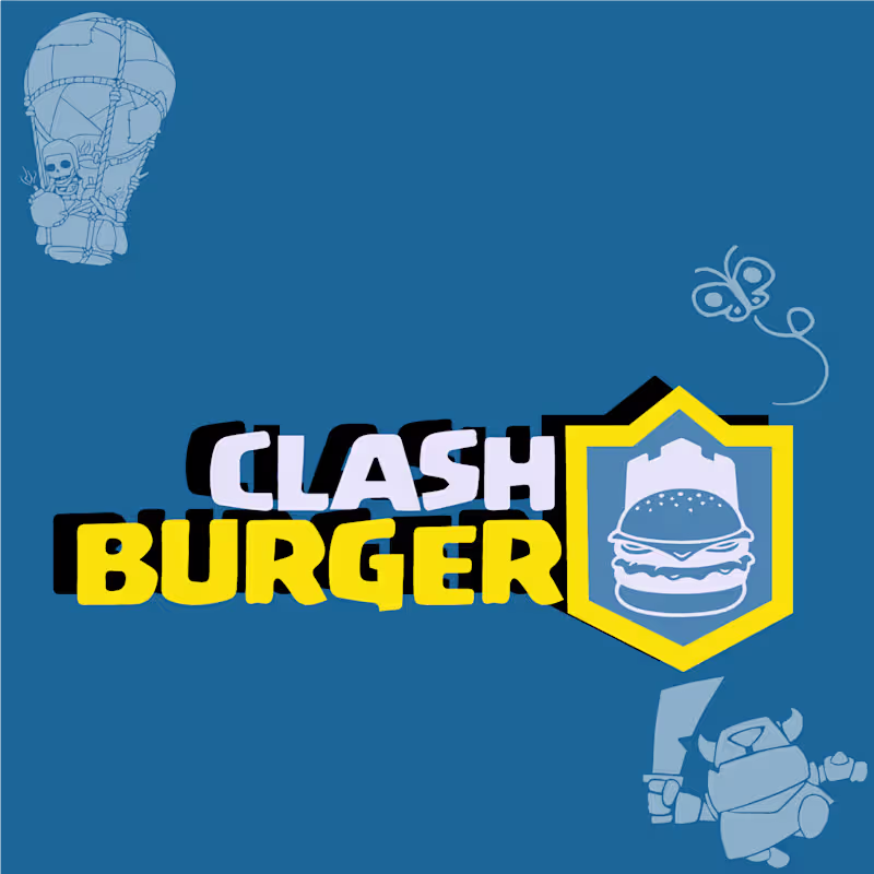Cover image for clash burger| كلاش برجر :: Behance