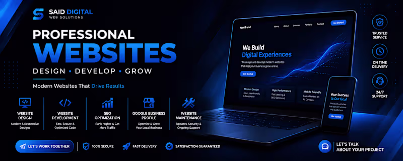Cover image for I will design a high-end website 