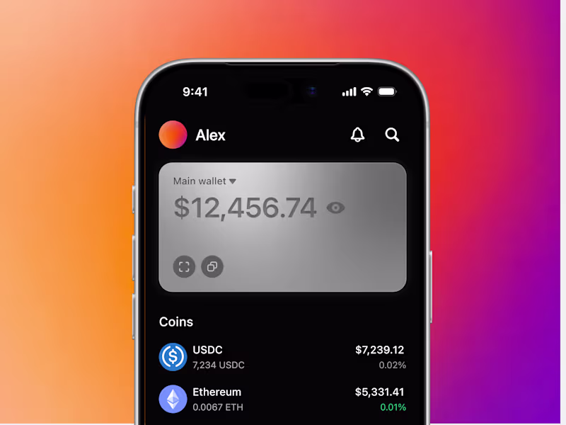 Cover image for Crypto Mobile App Concept