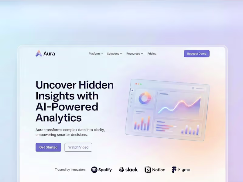 Cover image for Aura: High-Conversion SaaS Landing Page
The
