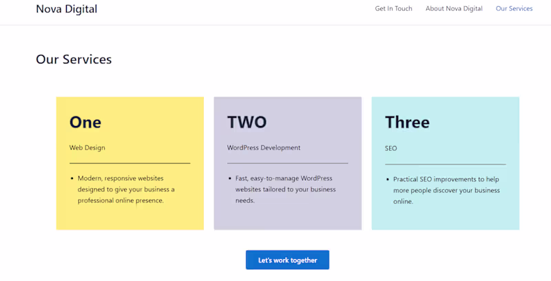 Cover image for WordPress Website
