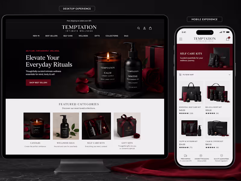 Cover image for Temptation — Multi-Supplier OpenCart E-commerce